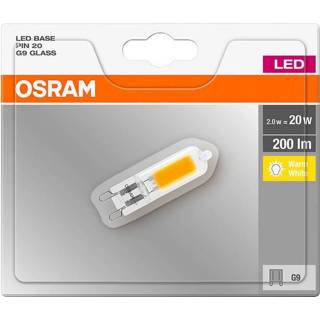 👉 Ledlamp OSRAM LED-lamp Energielabel: A++ (A+++ - G) G9 Stift 2 W Warmwit (Ã x l) 13.5 mm 50.0 1 stuk(s) 4058075360242