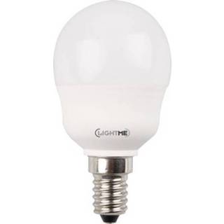 👉 Ledlamp LightMe LED-lamp Energielabel: A+ (A++ - E) E14 Kogel 5 W = 40 Warmwit (Ã x l) 47 mm 91 Colorchanging, Dimbaar, Incl. afstandsbediening 1 stuk(s) 4020856853922