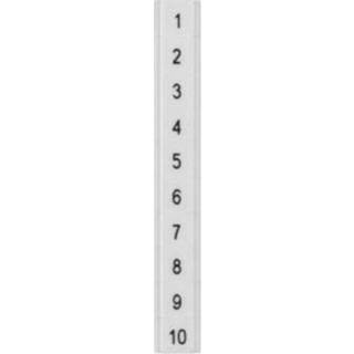 Siemens 8WH8141-2AC05 8WH81412AC05 Opschriftbord plat, met 91-100, horizontaal, klembreedte: 5,2 mm, H: ... 1 stuks