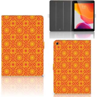 👉 Tablet hoes oranje Apple iPad 10.2 (2019) Batik 8720091169135