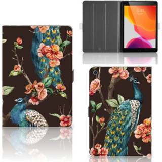 👉 Flip case Apple iPad 10.2 (2019) Pauw met Bloemen 8720091237926