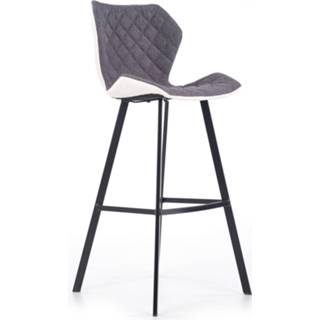 👉 Barkruk grijs staal Dorado 113 cm hoog in