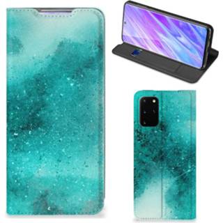 👉 Blauw Bookcase Samsung Galaxy S20 Plus Painting Blue 8720215038712