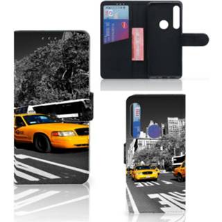 👉 Flipcover Motorola One Macro Flip Cover New York Taxi 8720215045208
