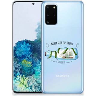 👉 Bumper hoesje Samsung Galaxy S20 Plus Wood Concrete 8720215344271