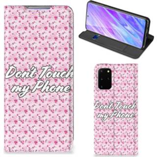 Roze Samsung Galaxy S20 Plus Design Case Flowers Pink DTMP 8720215084955