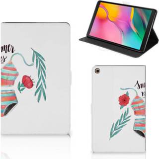 👉 Tablethoes Samsung Galaxy Tab A 10.1 (2019) Hippe Tablet Hoes Boho Summer 8720215189483