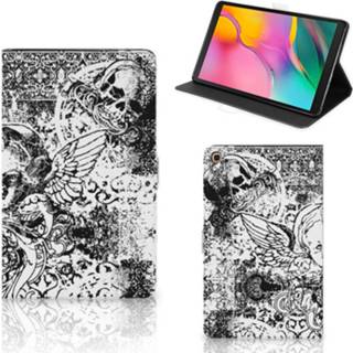 👉 Tablettas Tablettasje Samsung Galaxy Tab A 10.1 (2019) Skulls Angel 8720215191653