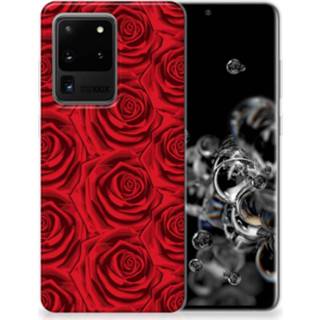 👉 Rood Samsung Galaxy S20 Ultra TPU Case Red Roses 8720215364446