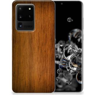 👉 Bumper hoesje hout Samsung Galaxy S20 Ultra Donker 8720215375237