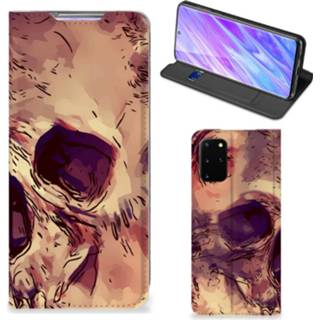 👉 Mobiel BookCase Samsung Galaxy S20 Plus Skullhead 8720215419948