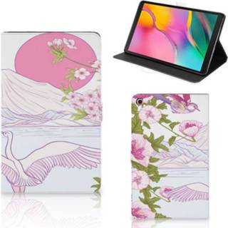 👉 Flipcase Samsung Galaxy Tab A 10.1 (2019) Flip Case Bird Standing 8720215696608