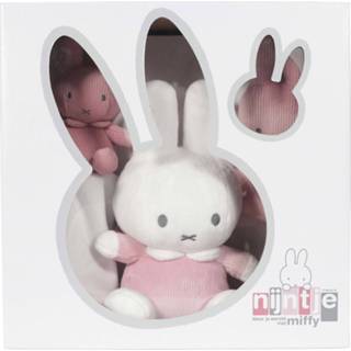 👉 Nijnte speelgoed baby's roze Nijntje Giftset Babyrib (4050629) 8713291666290