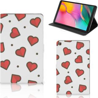 👉 Tablethoes Samsung Galaxy Tab A 10.1 (2019) Tablet Hoes Hearts 8720215852462