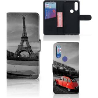 👉 Flipcover Motorola One Action Flip Cover Eiffeltoren 8720215875119