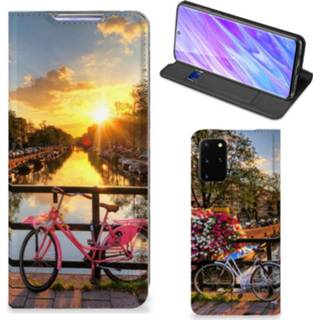 👉 Samsung Galaxy S20 Plus Book Cover Amsterdamse Grachten 8720215948837