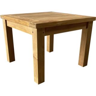 👉 Bijzettafel teak teakhout active Mitzi 50x50xH40 cm