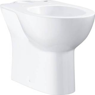 👉 Wit keramiek unisex GROHE Bau Ceramic staand toilet randloos PK, Alpine 4005176406256