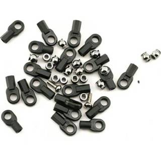 👉 Rod ends (16 long & 4 short)/ hollow ball connectors (18)/ ball screws (2)