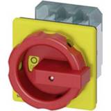 👉 Rood geel Belastbare scheidingsschakelaar Rood, 3-polig 35 mmÂ² 63 A 690 V/AC Siemens 3LD25040TK53 4011209403338