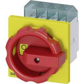 👉 Rood geel Belastbare scheidingsschakelaar Rood, 4-polig 6 mmÂ² 16 A 690 V/AC Siemens 3LD20031TL53 4011209519138