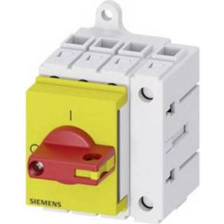 Rood geel Belastbare scheidingsschakelaar Rood, 4-polig 16 mmÂ² A 690 V/AC Siemens 3LD30300TL13 4001869550008