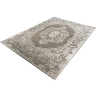 👉 Vloerkleed grijs - Klassiek Desing Gebloemd Grijs-200 x 290 cm 8682114215291