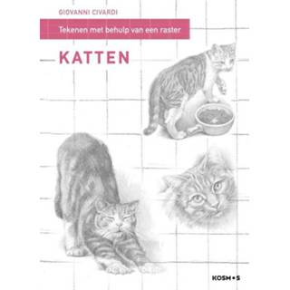 👉 Tekenen met behulp van een raster - Katten. Giovanni Civardi, Paperback 9789043921596