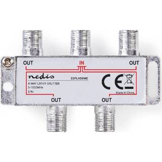 👉 Zilver active F-splitter - 1 in, 4 out 5412810298419