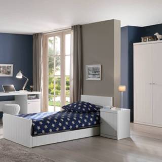 👉 Bureau wit kinderen Vipack Robin Kinderkamer | Bed 90 x 200 cm + Kast 2-Deurs