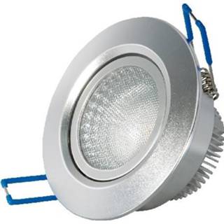 👉 Inbouw spot zilver active LED inbouwspot 6,5W (90mm) 4012386124801