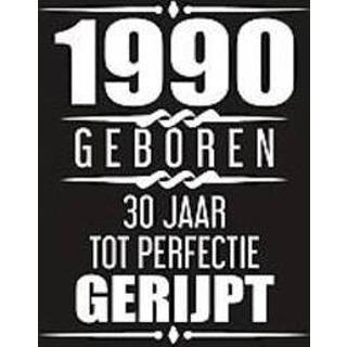 👉 Gastenboek 1990 Geboren 30 Jaar Tot Perfectie Gerijpt. 30e verjaardag | Cadeau voor je - 60 beschrijfbare pagina's, Gastenboeken, Albaspirit, Paperback 9789402145274