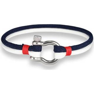 👉 Armband marine blauw wit mannen LGT Jewels Navy Blue White