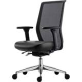 👉 Bureau stoel leder zwart Bureaustoel Star Pro - 1458721202620