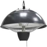 👉 Bordeaux grijs aluminium Garden Impressions hangende heater 43 cm - donker 8713002415728