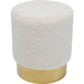 👉 Kruk wit brass metaal rond Circus Baroque active Kare Cherry Teddy White 4025621848332