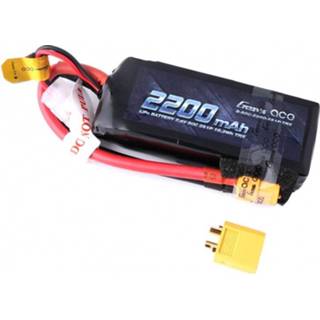 👉 GensAce Car Lipo 50c/100c 7,4 volt 2200mah met XT60 Stekker 6928493356890