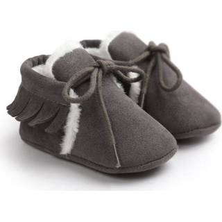 👉 Moccasins suede PU baby's paars Baby mocassins schoenen Fringe zachte Soled non-slip schoeisel wieg lederen eerste Walker grootte: 11cm (licht paars) 8006405279180