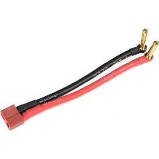 👉 Conversie kabel Bullit 4mm Gold > Dean Vrouw met silicone kabel 12AWG (12cm)