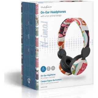 👉 Nedis HPWD4102BK Bedrade Koptelefoon 1,2 M Ronde Kabel On-ear Uil Zwart