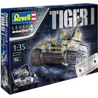 👉 Revell 1/35 75 Jahre Tiger I Geschenkset 4009803057903