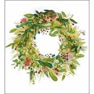 👉 Kerstkaart active - Kerstkrans (Set van 5) 5015877419829