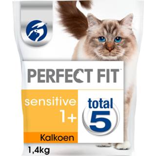 👉 Kalkoen Perfect Fit Droogvoer Sensitive - Kattenvoer 1.4 kg 4008429089992 4008429088711