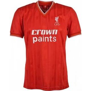 👉 Voetbalshirt Liverpool Crown Paints Retro 1986