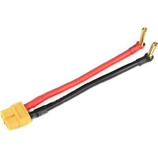 👉 Conversie kabel Bullit 4mm Gold > XT60 Man met silicone kabel 12AWG (12cm)