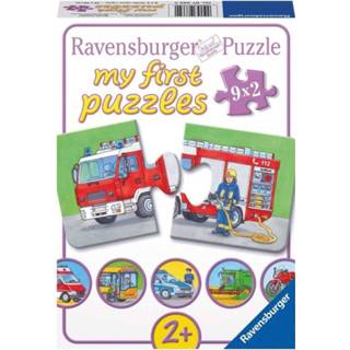👉 Kinderpuzzel kinderen Ravensburger Speciale voertuigen 92 stukjes