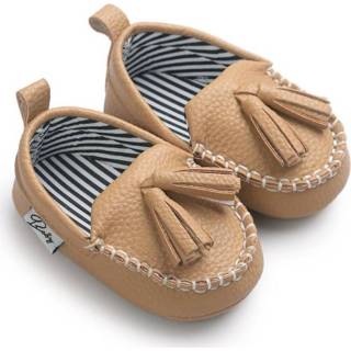 👉 Kwast wit PU baby's peuters jongens meisjes Eerste Wandelers pasgeboren baby peuter pre-Walker Boy Girl kwastje hanger lederen schoenen leeftijd: 13-18 maanden (wit) 8006405273027