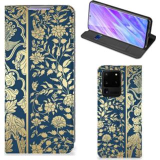 Samsung Galaxy S20 Ultra Smart Cover Golden Flowers 8720215019605