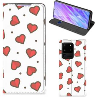 👉 Samsung Galaxy S20 Ultra Hoesje met Magneet Hearts 8720215296730