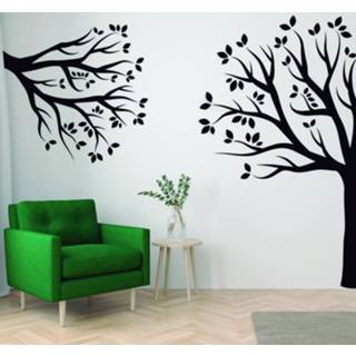 👉 Nederlands Muurzelfklevende sticker hoekboom